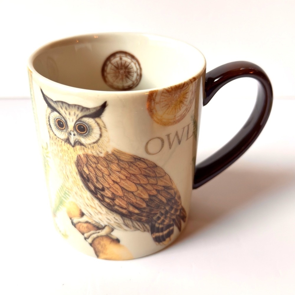Lang Susan Winget Owl Ceramic Coffee Mug 2013 Nature Bird Art 5021050